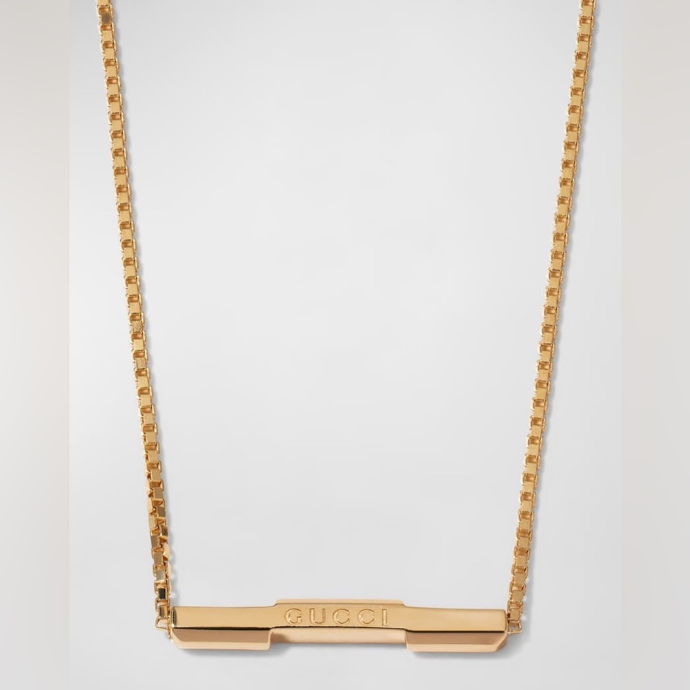 GUCCI Link to Love Necklace in 18k Yellow Gold